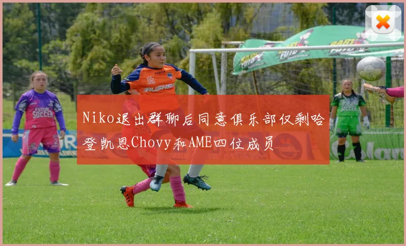 Niko退出群聊后同意俱乐部仅剩哈登凯恩Chovy和AME四位成员